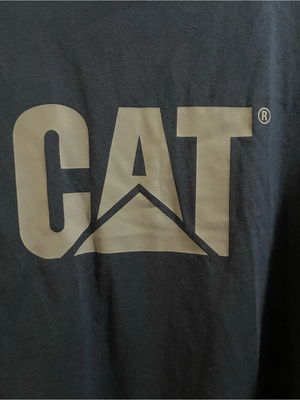 CAT Blue Logo T‑Shirt - Comfortable Workwear Tee Size 2XL